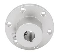 CHEOTIME Accouplement d'arbre de moyeu à clé 1/2 po, coupleur d'arbre de Moteur RC en Alliage d'aluminium, Accessoire de modèle RC, connecteur d'accouplement à Bride pour