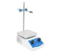 CHEOTIME Agitateur magnétique, 120x120mm Plaque chauffante Mélangeur 180W Chauffage Réglable 100-1600 tr/min Vitesse Laboratoire et Institut de recherche Équipement pour le