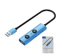 CHEOTIME AI Hub, Multi-Fonction USB 3.0 Extension Dock de Reconnaissance vocale Contrôle en Aluminium Conception d'alliage pour Ordinateur Portable Smartphones et productivité de (USB Interface)