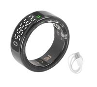CHEOTIME Anneau Intelligent, Bague de santé Intelligente pour Femmes Men Fitness Tracker avec fréquence Cardiaque, oxygène sanguin, Tension artérielle, Surveillance du Sommeil, (10)