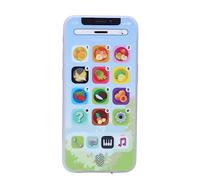 CHEOTIME Apprentissage du téléphone Portable, Simulation de Jeu de téléphone Portable avec 8 Modes, Machine d'apprentissage éducatif, Jouet interactif Mignon pour Les Nouveaux (Bleue)