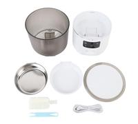 CheoTime Automatic Pet Feeder, 4L USB Wireles Wired Timed Pet Food Dispensver avec APP Alertes Smart pour l'alimentation à Distance et Contrôle des portions programmables (Blanc)
