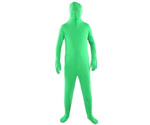 CHEOTIME Body Chromakey Vert, Costume Adulte Extensible Unisexe, Costume d'homme Disparu pour Les Prises de Photographie, Accessoires d'effet vidéo, Vêtement de Keying Complet du C (180cm)