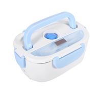 CHEOTIME Boîte à lunch Electric, 1,5 L Portable chauffage de chauffage récipient en acier inoxydable en acier inoxydable, voiture et bureau de bureau pour les repas de travail des (Bouchon UE)