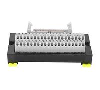 CHEOTIME Bornier, connecteur d'adaptateur de montage sur rail DIN à 40 broches, interface de commande de commutateur IDC sans vis pour l'industrie automatisée, rail de 35 mm IDC40P