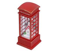 CHEOTIME Boule à neige de Noël, décorations d'intérieur, bonhomme de neige illumine la lanterne de Noël avec boule à neige à paillettes, décorations de boule à neige pour la maison (Bonhomme de neige)