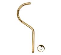 CHEOTIME Bras de douche Connexion universelle en forme de S Bras d'extension facile à installer Tuyau d'extension de pomme de douche haute Accessoire de salle de bain