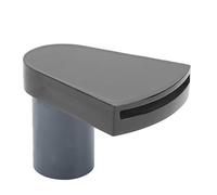 CHEOTIME Buse d'aquarium, Buzle de buse de Canard Aquarium en Acrylique Noir 360 ° Ajustement de la Sortie d'eau de pêche réglable pour Les réservoirs de Poisson Aquariums