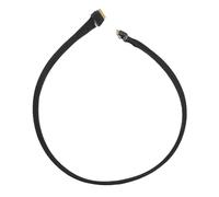 CHEOTIME Câble SFF-8654 vers SFF-8654, câble interne 8i, connexion 24G SlimSAS PCIe4.0 85 Ohm pour systèmes de stockage de serveurs, postes de travail informatiques, 2,1 pieds