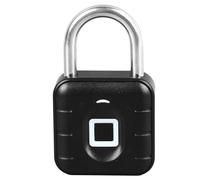 CHEOTIME Cadenas Intelligent à Empreintes digitales, étanche IP67, Cadenas biométrique sans luetooth, Serrure de casier de Gymnastique à Empreintes digitales pour Portail