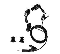 CHEOTIME cashphone à l'épreuve de l'eau, écouteurs ergonomiques IP68 avec Un Bouchon plaqué Or 3,5 mm, Un câble Anti-Twist et Plusieurs Tailles d'oreille pour la Natation (Noir)