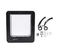 CHEOTIME Chatière Intelligente, chatière Intelligente à capteur Automatique avec 2 capteurs de Collier, Porte intérieure à Verrouillage à 2 Voies avec télécommande permettant Un