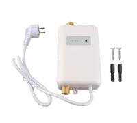 CHEOTIME Chauffage à eau générique sans réservoir électrique, chauffe-eau G1 2 Port High Power Energy Saving Camiater pour la cuisine APPARTEMENT SALLE RV RV BLANC 220V 3800W