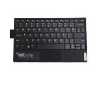 CHEOTIME Clavier Bluetooth sans Fil avec pavé Tactile, Clavier de Tablette QWERTY Ultra Slim Portable RECHARGÉable avec pavé Tactile pour la Tablette de Pliage x1