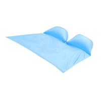 CHEOTIME Couverture de Pique-Nique avec Oreiller Gonflable, Tapis d'extérieur avec Sac de Rangement et Clous de Sol pour Le Camping sur la Plage, Coussin Pliable Compact pour Les (Utilisation pour