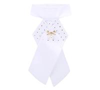 CHEOTIME Cravate d'inventaire d'équitation, Cravate de compétition équestre, Cravate d'inventaire d'équitation pré-nouée pour Coton, Cravate Adulte, équipement de Collier, Cravate