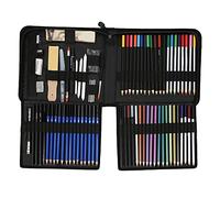 CHEOTIME Crayons de couleur pour coloriage adulte, 40 couleurs en tilleul pour écrire en douceur, crayons de croquis, costume pour art, coloriage, dessin, artisanat, peinture