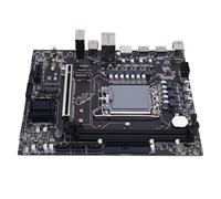 CheoTime DDR4 Motherboard, H610 Computer Gaming Motherboard Double chaîne M.2 Slot Serial ATA 3.0 6 Go/s ATX Motorard pour LGA 1700 Supports pour i3 i5 i7 i9 12e 13e 14e