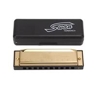 CheoTime Diatonic Harmonica Key of C, 10 Trou 20 TONES DELUXE harmonica pour les enfants, étudiants, orgue bouche dans la plaque de cuivre plaqué chromée