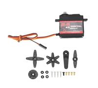 CHEOTIME Digital Servo Motor, Haute Tension High Torque RC Servo Full Metal Gear SERVO numérique, étui en Aluminium, Angle de Commande 180 ° pour 1/8 1/10 1/12 (24 kg)