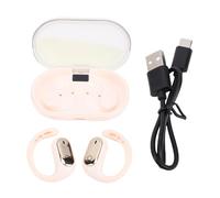 CHEOTIME Écouteurs sans Fil, Ergonomique Glow Night Light Bluetooth Casque, écouteurs stéréo pour Une Tenue Confortable Toute la journée avec étui de Charge (Cremefarben)
