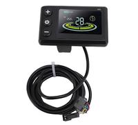 CheoTime Electric Bike LCD Memarmètre, écran de Couleur LCD à vélo électrique coloré, Panneau de Commande d'écran coloré pour vélo électrique pour Guidon 22,2 mm avec Fil SM