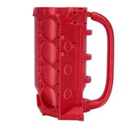 Cheotime Engine Block Can Mug, nouveauté Tasse de thé pour papa Birthday Holiday Holiday Housemands mécaniciens pour les amateurs de voitures, ABS ISOLUM (Rouge)