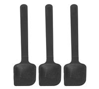 CHEOTIME Ensemble de 3 cuillères en silicone, 4,7 pouces, cuillère de service en silicone résistante à la chaleur, passe au lave-vaisselle, petite cuillère à confiture pour la cuis