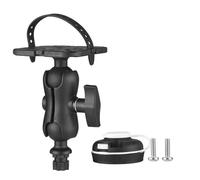 Cheotime Fish Finder Mount Mount Base, Universal Fish Finder Bracket avec Porte-caméra à 360 degrés de Rotation de Rotation pour Le Support de caméra de Rail de Rail de Kayak de