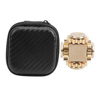 CHEOTIME Gyroscope à Doigt en Laiton Pur, Engrenages de Rotation, Jouet de Liaison, rotateur à Main en métal, Bricolage , méditation, briser Les Mauvaises habitudes, Gyroscope à