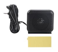 CHEOTIME Haut-parleur externe filaire, microphone radio mobile NSP-100, mini radio CB, haut-parleur de communication externe amplifié avec un haut-parleur 3 W