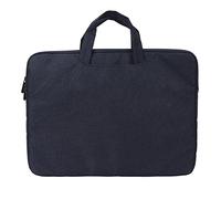 CHEOTIME Housse pour Ordinateur Portable 13/15,6 Pouces pour Homme et Femme, Doublure en Peluche à Trois Couches, Absorption des Chocs, Housse de Transport avec Sangle pour Tige, (Bleu Marine 15,6