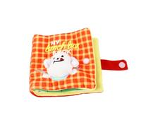 CHEOTIME Interactive Crinkle Friendship Comic Book Toy, Livre en Peluche avec des Sons Squaky et Crinkle Treat Puzzle Enrichment Toy pour Les Chiens Moyens et Les Chiots