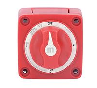 CHEOTIME Interrupteur de déconnexion de batterie, 32 V 300 A, sélecteur de batterie robuste à 4 positions, interrupteur de batterie marin protégé contre l'allumage rotatif à 360°