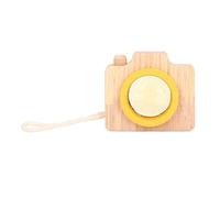 CHEOTIME Jouet à Objectif Prisme, Caméra de Jeu de Rôle 5 Couleurs avec Bouton Cliquez et Sangle Souple, Jouet d'apprentissage Créatif, Jouet Intéressant Portable Mignon (Jaune)