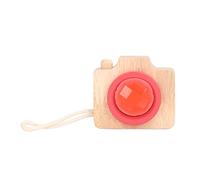 CHEOTIME Jouet à Objectif Prisme, Caméra de Jeu de Rôle 5 Couleurs avec Bouton Cliquez et Sangle Souple, Jouet d'apprentissage Créatif, Jouet Intéressant Portable Mignon (Rouge)