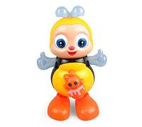 CHEOTIME Jouet Chantant Dansant, Abeille de Dessin animé électrique avec Musique et lumière Clignotante, Jouet Musical Mignon pour Enfants garçons Filles, Apprentissage précoce