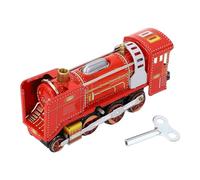 CHEOTIME Jouet tête de Train à remonter, modèle Classique en métal en étain, Jouet de Train, Cadeaux d'anniversaire de Noël, modèle de Locomotive à Collectionner, décoration de Table