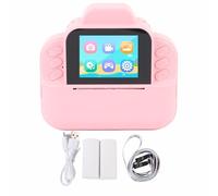 CheoTime Kids Camera Insant Instant Print, 48MP 1080p 6X Zoom Écran de 2,4 Pouces Caméra numérique Compact avec Papier imprimé pour Filles Garçons Cadeaux d'anniversaire de Noël (Rose)