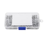 CHEOTIME Kit d'assortiment de 120 vis M4, M4 x 6/8/10/12/16/20 mm, vis à tête hexagonale en acier inoxydable, kit d'accessoires à tête creuse hexagonale pour les inventions de