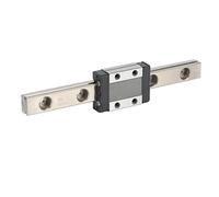 CHEOTIME Kit de guidage de rail linéaire, rails de mouvement linéaire en acier à roulement MTN9, guide coulissant miniature avec bloc coulissant pour machine CNC et imprimante 3D (100mm)