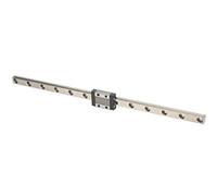 CHEOTIME Kit de guidage de rail linéaire, rails de mouvement linéaire en acier à roulement MTN9, guide coulissant miniature avec bloc coulissant pour machine CNC et imprimante 3D (250mm)