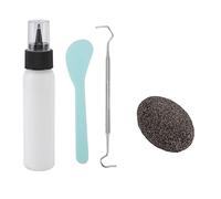 CHEOTIME Kit de Pierre à cueillir pour soulager l'anxiété, Pierre Ovale en Latex , Pierre apaisante, Bricolage intéressant, soulagement Relaxant, Jouet pour Adultes, soulage l