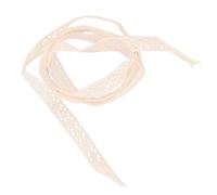 CHEOTIME Lace Trim Ribbon, 20 Yards Soft Cotton Lace Ribbon 0.4in Width Laces Trims Decorative Sewing Ribbon for Crafts Sewing Bridal Wedding Dress Gift Wrapping