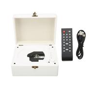 CHEOTIME Lecteur CD Bluetooth, Lecteur CD Portable avec télécommande, Deux Haut-parleurs stéréo, Prise Casque AUX USB, pour la Maison, Les Enfants, Les Adultes, Les étudiants (Blanche)