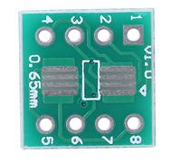 CHEOTIME Lot de 100 cartes adaptateur SOP8 SSOP8 vers DIP8 TSSOP8, module convertisseur en aluminium et plastique, module convertisseur DIP léger pour projets électroniques