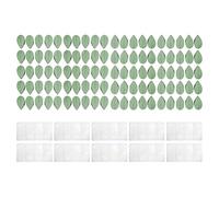 CHEOTIME Lot de 100 Clips de Fixation muraux pour Plantes grimpantes, adhésif Acrylique, Fixation Invisible pour Feuilles et Autres Plantes grimpantes, Crochets de Traction pour