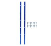 CHEOTIME Lot de 2 rails en T en aluminium de 60 cm avec vis, profil universel à double coupe de 1,9 cm avec trous de montage pré-percés pour gabarits et fixations de menuiserie,