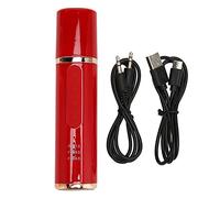 CHEOTIME Microphone de karaoké sans Fil Bluetooth, Microphone capacitif Portable à réduction de Bruit pour Filles, garçons et Adultes (Rouge Rose) (Rouge)