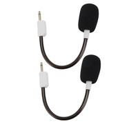 CHEOTIME Microphone de Remplacement, Microme de flèche détachable annulant Compatible avec Blackshark V2 V2 Pro V2 SE Gaming HeadSets, 3,5 mm avec Un Bras Flexible (Blanc)